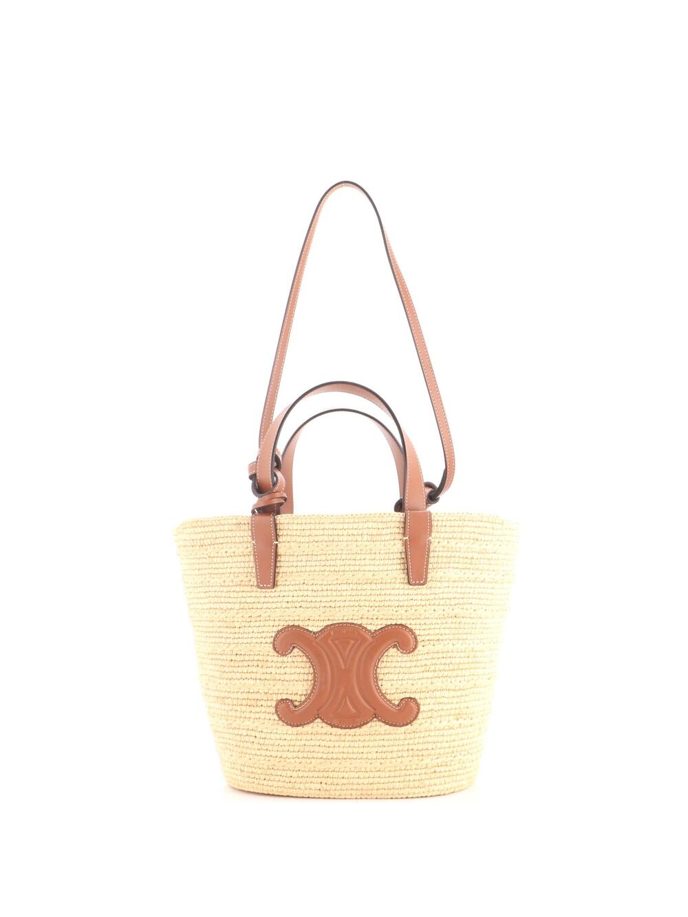 Celine Classic Panier Tote Raffia And #349677C16B